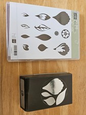 Stampin Up BUILD A BLOSSOM Flowers Petals Builder Paper Punch Rubber Stamps