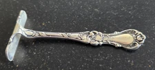 Antique Wallace Silver, Silver Plated Child's Food Pusher, 1909