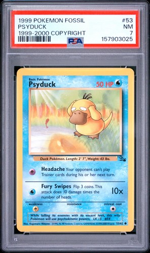 Psyduck (1st Edition) graded PSA 7 for sale on eBay