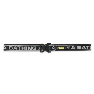 A BATHING APE BAPE LOGO GÜRTEL Farbe Schwarz Herren Freizeit Mode Waren...