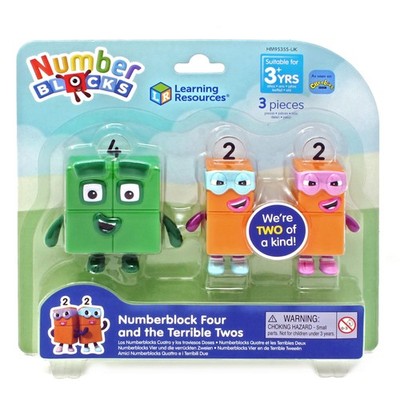 Learning Resources Numberblocks Four and the Terrible Twos, Official Collectible