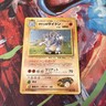 Pokémon 1998 Gym 1 Heroes Brock's Rhydon Holo Rare Card No.112 Japanese TCG