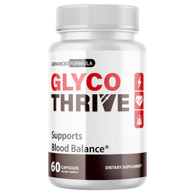 Glyco Thrive - Cardiovascular Health, Blood Pressure & Sugar Support- 1 Bottle