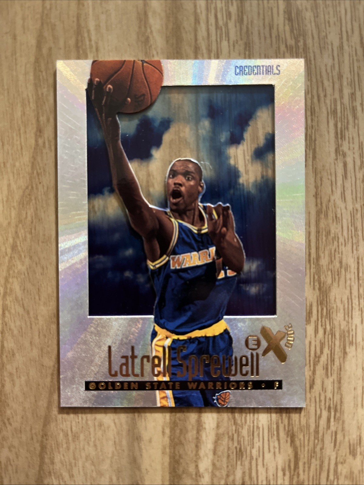 1996-97 Skybox E-X2000 - Latrell Sprewell #22 Credentials /499