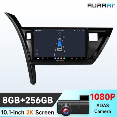 Android 14 Carplay Für 2013-2015 Toyota Auris Autoradio ADAS GPS Navi BT 256G AI