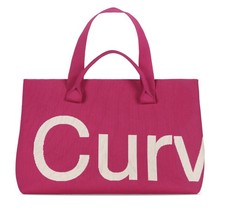 Curves By Sean Brown Tote Bag In Raspberry - ...