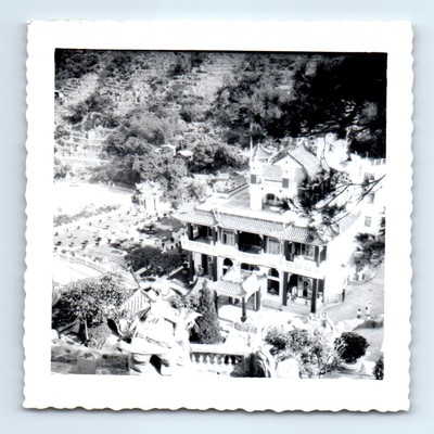Old Vintage Square Photo HAW PAR MANSION HONG KONG CHINA TIGER BALM GARDEN