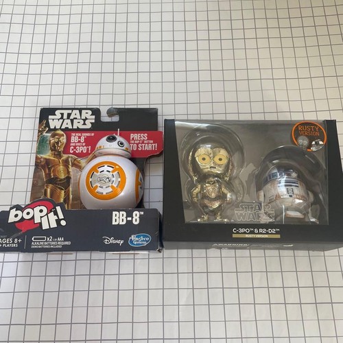 Hot Toys Cosbaby Star Wars C-3PO & R2-D2 Rusty BB-8 Figure Set New | eBay