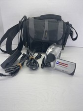 Sony Handycam DCR-DVD105 Camcorder W/ Carl Zeiss Lens  Targus Case - PleaseRead