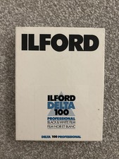 Ilford Delta 100 Professional B&W Film 4x5 Opened 5 Sheets Expired 02/2015