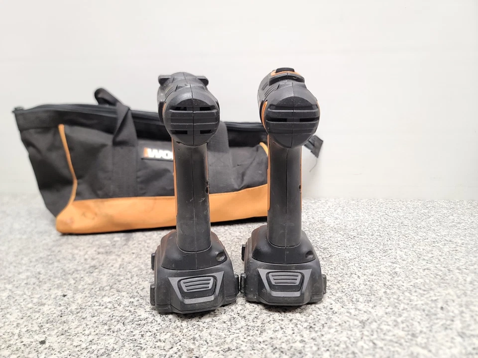 Worx 2-Tool Combo Kit, Cordless Li-Ion 20V Max Drill & Impact Driver Set - Image 3 of 4