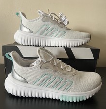 adidas Kaptir Flow 2.0 Sneakers Semi Flash Aqua/White JR8502 Women  s Size 8 BNIB