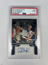 Devin Booker BLACK PRIZM 1/1 2016 Panini Prizm #44 Auto PSA 9 TRUE 1/1 JSY #