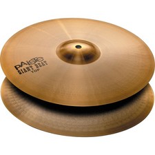 Paiste 14 Inch Giant Beat Hi-Hat Cymbal Pair With Defined Stick Sound Used