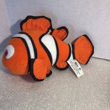 Vintage Hasbro Disney Pixar Finding Nemo Clownfish 8  Plush Stuffed Animal 2002