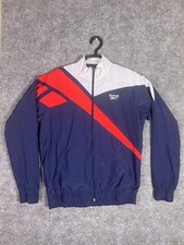 Vintage 90 s Reebok Windbreaker Full Zip Nylon Jacket Men s Size Medium L
