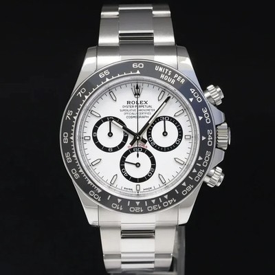 2025 New Rolex Daytona 40mm - Ref. 126500LN - Stainless Steel - White Panda Dial