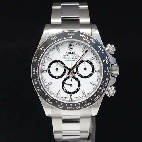 2025 New Rolex Daytona 40mm - Ref. 126500LN - Stainless Steel - White Panda Dial