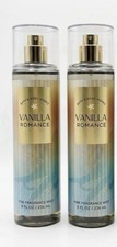 Bath Body Works Vanilla Romance Fine Fragrance Mist, New 2 Bottles