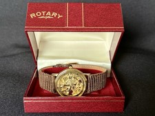 Vintage Rotary Manual Wind Skeleton Watch