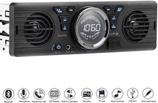 Universal 1 Din 12V in-Dash Car Radio Audio Player Built-in 2 Speaker AV252 