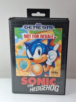 Sonic The Hedgehog Sega Genesis Barcode KA Retail Variant Authentic & Tested 