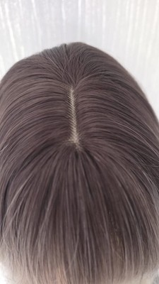 12 Zoll Platinblonde Ombre Wellige Perücke - Hochwertige Syntethic Wig