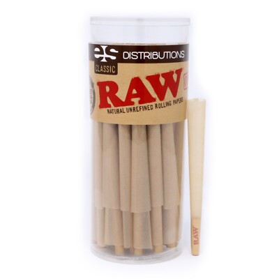 100 RAW Classic 98 Special Pre-Rolled Cones! Comes W/ Container! Fast Shipping!!