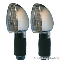 Led Blinker Arrow Titan Lang E GeprüFt * Klares Glas M10 Gummiarm 284646
