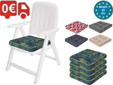 Sitzkissen Set Kissen Sitzauflagen Polsterauflagen Outdoor, Garten