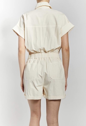 OAT NEW YORK Womens Cargo Rompers with Front Button Chest Size L NWT - Picture 10 of 10