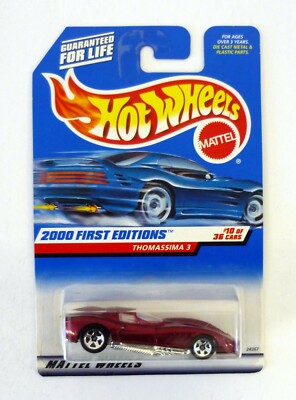 HOT WHEELS THOMASSIMA 3 #10 First Editions Die-Cast MOC COMPLETE 1999
