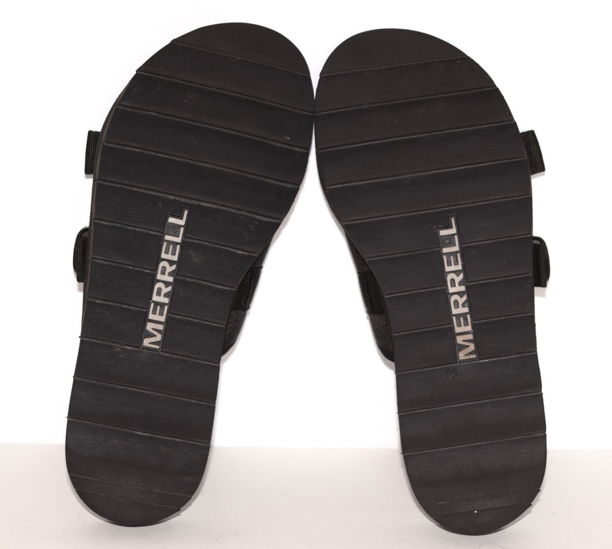 MERRELL 1TRL Alpine Black Adjustable Strap Slide Men