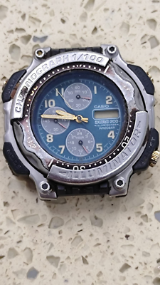CASIO DRO-212 DURO 200 ANA/DIGITAL CHRONO WATCH PILOT NOT WORK FOR