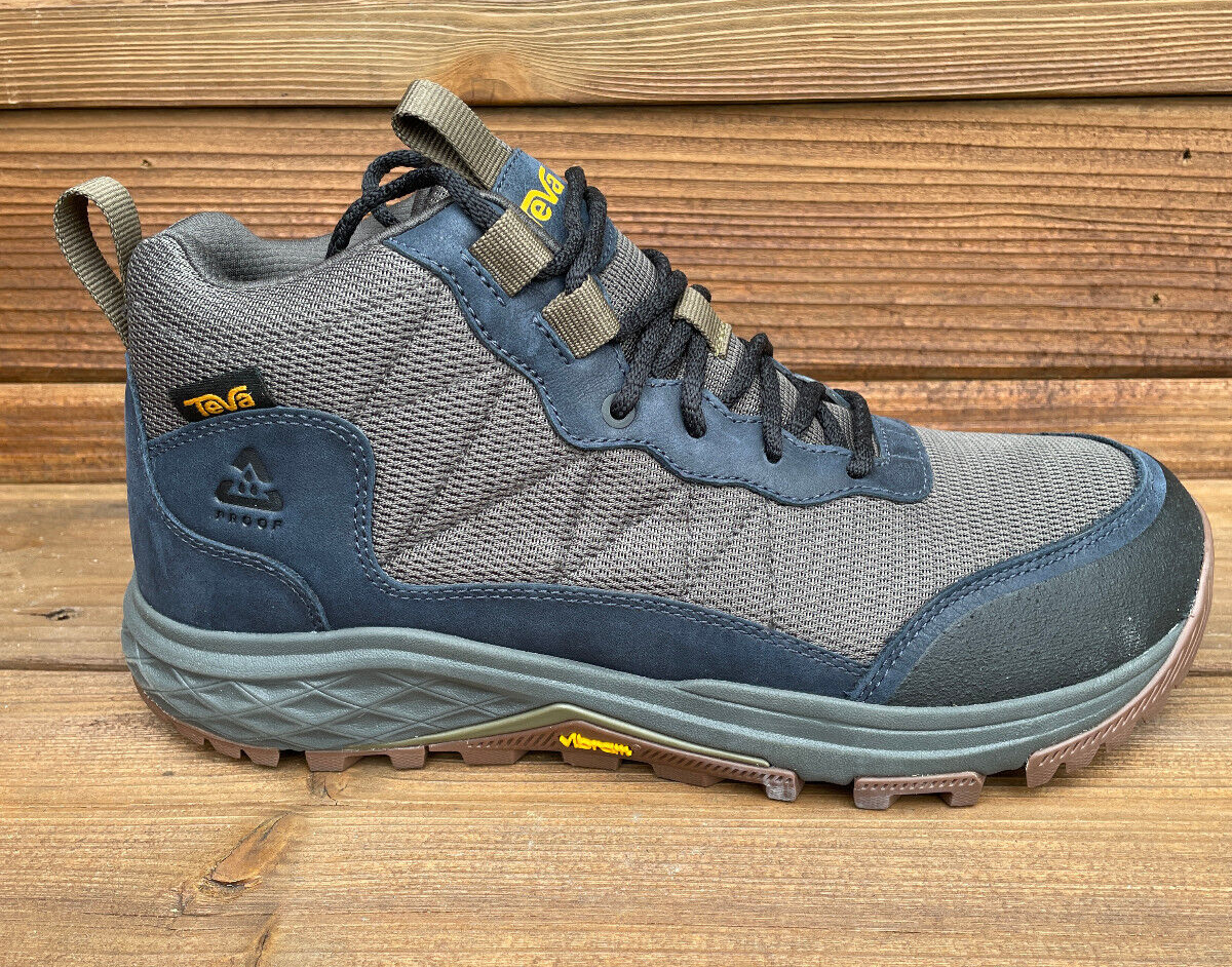 TEVA RIDGEVIEW MID WATERPROOF HIKER BOOTS, BRACKEN/BLACK MEN'S US Size  NEW