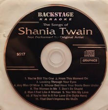 BS9517 SHANIA TWAIN   BACKSTAGE KARAOKE CDG