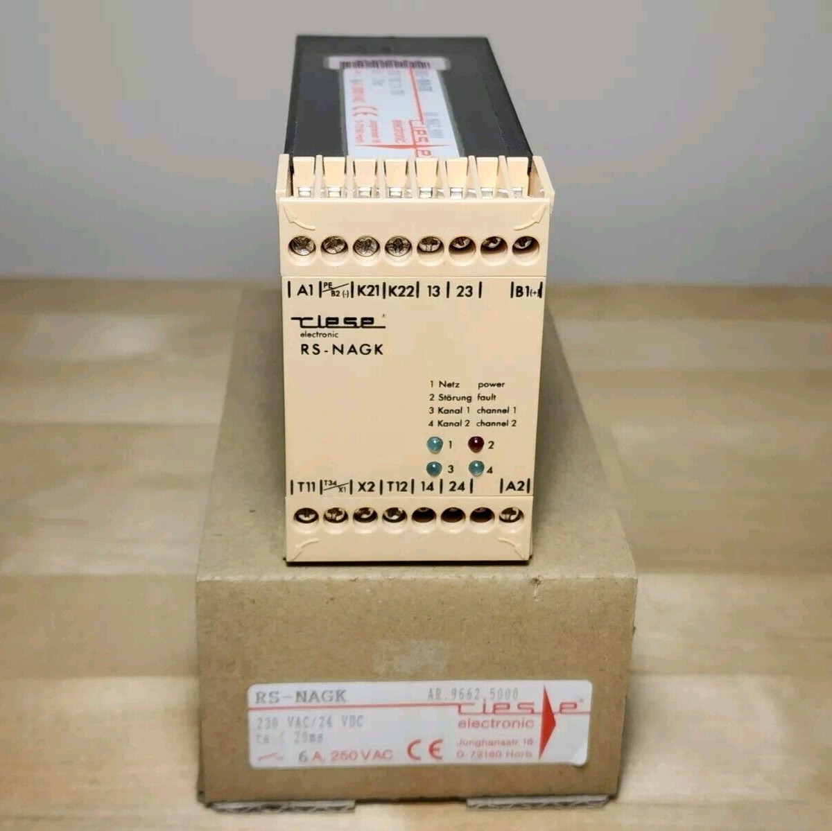 Riese RS-NAGK Safety Relay AR.9662.5000 230VAC/24VDC