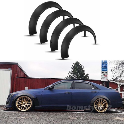 4Pcs Fender Flares Extra Wide Body Kit Wheel Arches For Cadillac CTS V 2003-2019