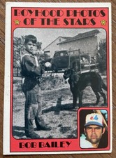 1972 Topps Bob Bailey Boyhood Photos of the Stars Vintage Baseball Card No. 493