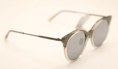 Bottega Veneta BV0143SA 003 Shiny Transparent Mud Sunglasses  display picture 1