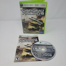 Chrome Hounds (MS X-Box) 2006 Sega Disc, Booklet, Case Pre-Owned