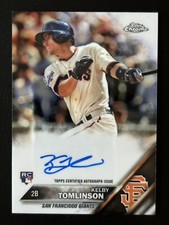 2016 Topps Chrome Kelby Tomlinson Rookie Autograph Rookie Card 🔥🔥🔥