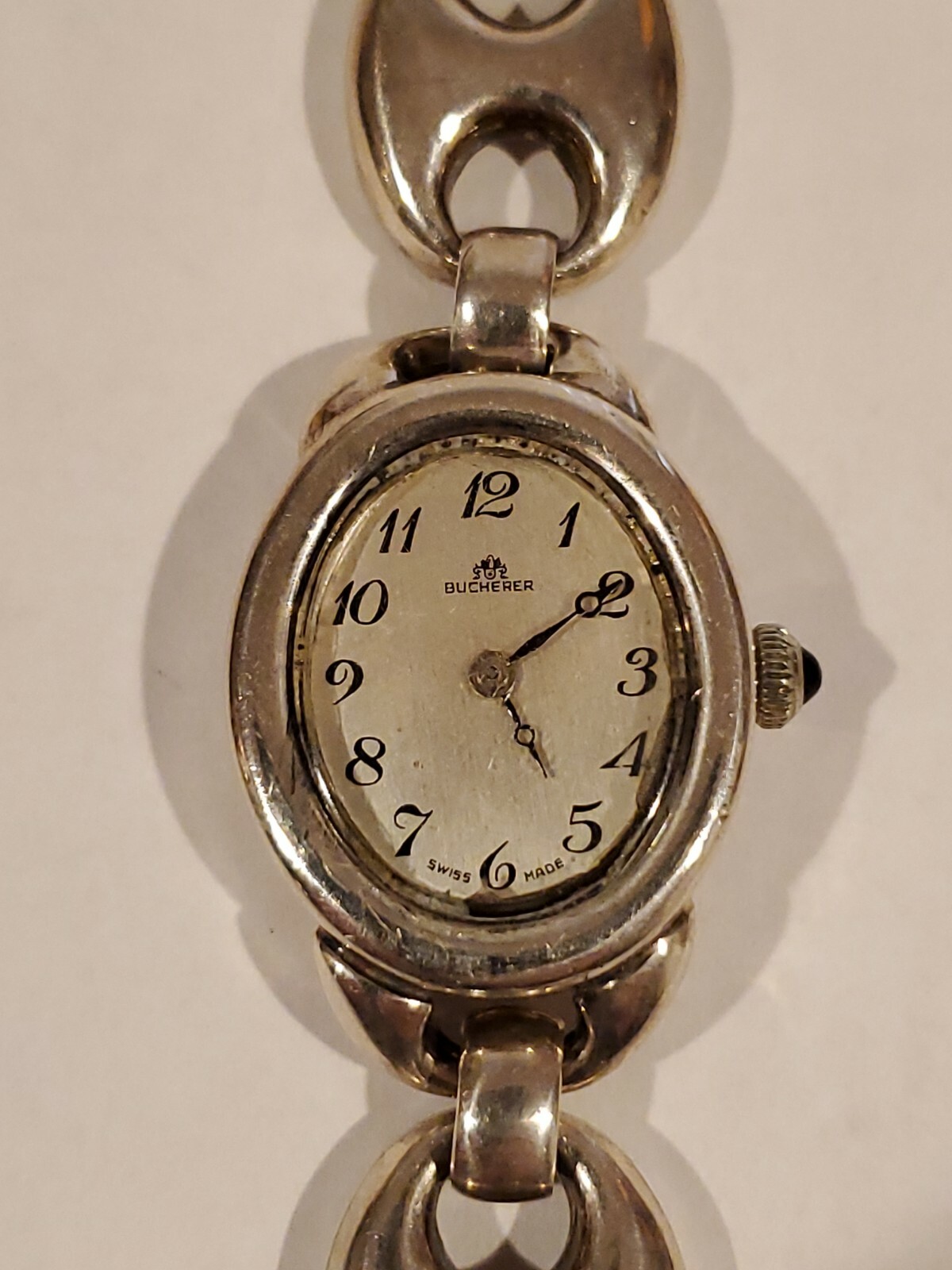 Bucherer watch on solid Sterling silver Franz Sch… - image 3