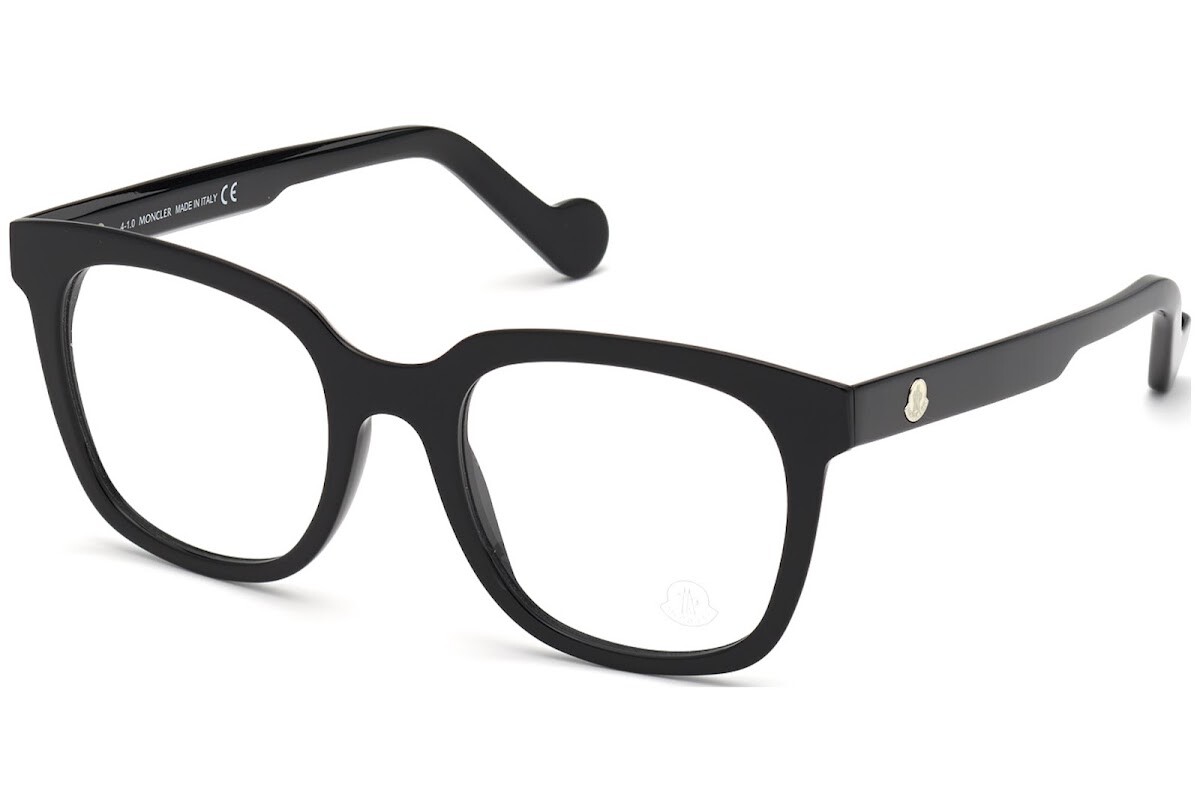 メガネ MONCLER Woman Optical frames Black ML5135 008 Moncler ML5098 001 Black Plastic Optical Eyeglasses Frame 51