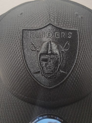 New Era Mens Monochrome 9Fifty Cap Las Vegas Raiders black Diamond Era Snapback - Picture 2 of 7