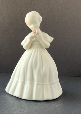 Parian Porcelain By Helen Fennell - Flower Girl Bisque w/ Original Tag & Signed