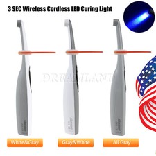 Dental LED Curing Light Cur Lamp Wireless Cordless Composite Resin 3S FDA