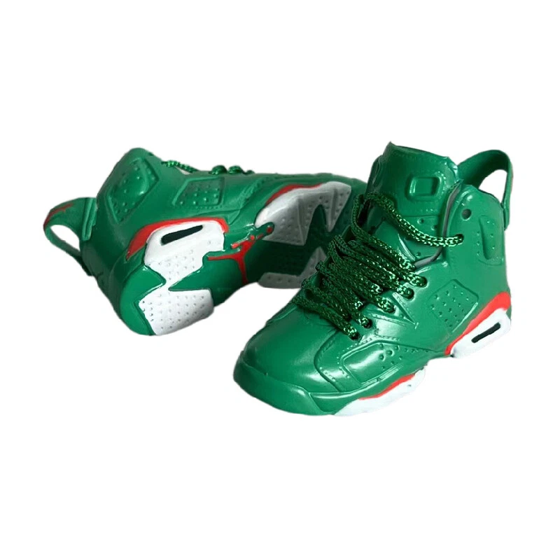 Jordan 6 Key Chains Pendant Collectible Mini Shoe Keyrings｜Shoe Box Available