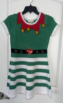christmas sweater dresses walmart MARGAUX AND LEXI Kids' Elf Knit Dress in Green at Nordstrom Rack, Size L (14) Womens dresses Cupshe Women's Sage Green Collection VI-SMC not easy to fade. Size:UK 6-8