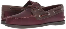 Men's Sperry Top-Sider A/Original 2-Eye Pullup Boat Shoe, STS18312 Sizes BurgGre